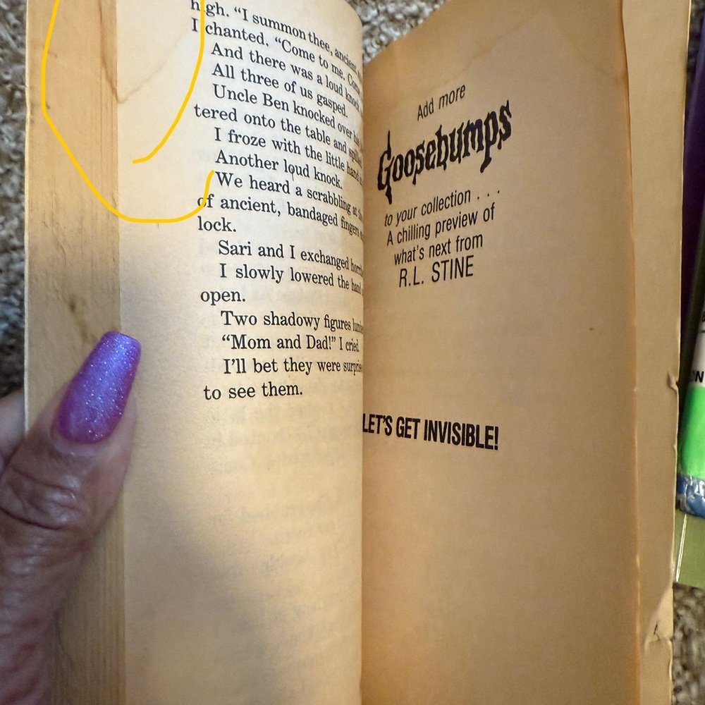 2 Books goosebumps ‘welcome to camp nightmare’ & ‘the curse of the mummy’s tomb’ - Picture 10 of 14